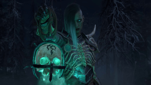 Diablo IV Necromancer Blizzard Entertainment Video Games Hair Over One Eye Looking At Viewer Digital 3840x2160 Wallpaper