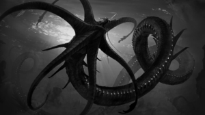 Creature Sea Monster Underwater 4800x2700 Wallpaper