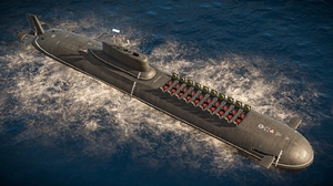 Modern Warships Game Gear Nuclear Submarines Submarine Artwork Digital Art Vehicle Military Vehicle  1579x888 Wallpaper