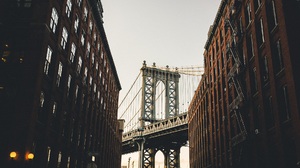 City New York City Bridge Architecture Manhattan Bridge Brooklyn 1920x1280 Wallpaper