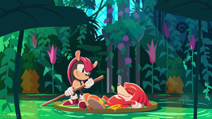 Sonic Sonic The Hedgehog Yui Karasuno Artwork Video Game Art Sega PC Gaming Video Game Characters Vi 2880x1620 wallpaper