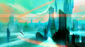 JoeyJazz Science Fiction Digital Art 2560x1440 Wallpaper
