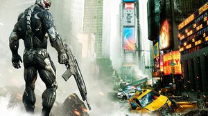 Video Games Crysis Crysis 2 Weapon Ruin Soldier Fire 1920x1200 Wallpaper