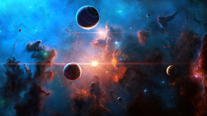 Nebula Planet Space Stars 2000x1000 Wallpaper