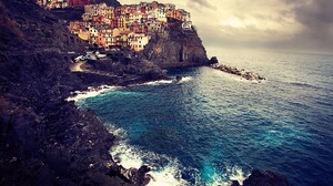 Cinque Terre Italy Liguria Manarola 2880x1780 Wallpaper