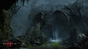 Diablo Diablo IV Video Games Watermarked Ruins Video Game Art Trees Water 2560x1440 Wallpaper