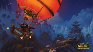 World Of Warcraft PC Gaming Hot Air Balloons World Of Warcraft Mists Of Pandaria Video Games 1920x1080 Wallpaper
