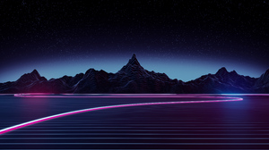 Synthwave 3840x2160 wallpaper