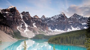 Nature Landscape Lake Mountains Moraine Lake Banff National Park Canada 2560x1600 Wallpaper