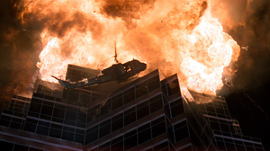 Die Hard Movies Film Stills Helicopters Explosion Skyscraper Fire 1920x1080 Wallpaper