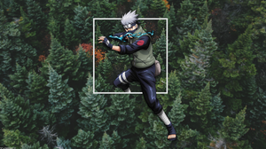 Naruto Anime Hatake Kakashi Picture In Picture Nature Trees 1920x1080 wallpaper