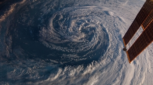 Space Space Station NASA Clouds Hurricane Spiral Satellite Storm Sea ISS Earth Orbital Stations Cycl 3840x2160 Wallpaper