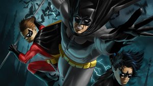 Batman Dc Comics Damian Wayne Dick Grayson Nightwing Robin Dc Comics 3840x2160 Wallpaper