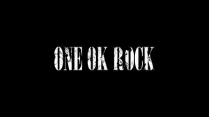 Band Logo Band Black Background Simple Background Minimalism ONE OK ROCK 4096x2152 wallpaper