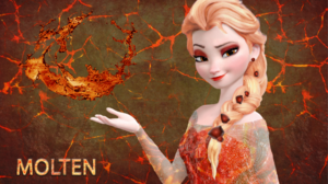 Elsa Frozen Fire Lava 1920x1200 Wallpaper