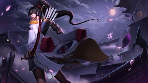 Archer Bow Girl Heroes Of Newerth Oriental Woman Warrior 3840x2160 Wallpaper