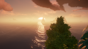 Sea Of Thieves SoT Video Games Landscape Beach Ocean View Sunset Water CGi 2560x1440 Wallpaper