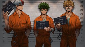 Anime Anime Boys Boku No Hero Academia Todoroki Sh To Katsuki Bakugou Midoriya Izuku Prisoners Group 2048x1366 wallpaper