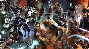 Comics Wolverine X Men Mystique Magneto Deadpool Colossus Cyclops Psylocke Jubilee Charles Xavier Po 1920x1080 Wallpaper