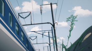 Chainsaw Man Landscape Anime Screenshot Train 1920x1078 Wallpaper