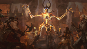 Diablo 2 Barbarian Video Games Diablo Video Game Art Axes Armor Weapon 3286x1408 Wallpaper