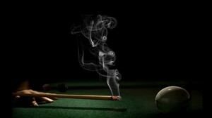 Billiards Digital Art Smoke 1920x1200 Wallpaper