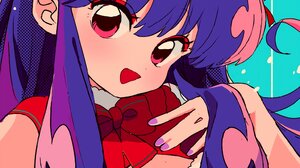Shampoo Ranma Anime Girls Purple Hair Christmas Clothes Looking At Viewer Vertical Christmas 1536x2048 Wallpaper