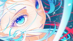 Yunillust Anime Digital Art Artwork Illustration Women Vertical Blue Eyes Looking At Viewer Anime Gi 1800x3000 wallpaper