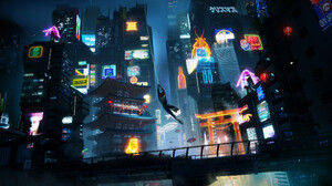 Digital Art Artwork Illustration Spider Man Concept Art Marvel Comics Unreal Engine 5 City Cityscape 3840x2160 Wallpaper