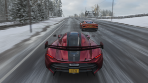 Forza Forza Horizon Forza Horizon 4 Car Racing Video Games Rear View Licence Plates Road CGi Taillig 1920x1080 Wallpaper