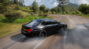 Forza Horizon 5 Forza Horizon Forza Car Vehicle BMW BMW M5 Drift Drift Cars Video Games Rain Forest  3840x2160 Wallpaper