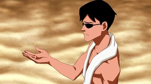 Black Hair Boy Dick Grayson Hand Sand Young Justice 1920x1080 Wallpaper
