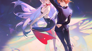 Anime Anime Girls ASK Artist Fate Grand Order Dress Heels Long Hair 1300x1212 Wallpaper