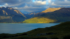 Trey Ratcliff Photography Landscape New Zealand Nature Mountains Water Clouds 3840x2160 wallpaper