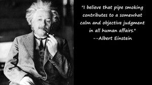 Albert Einstein Pipes 1280x800 Wallpaper