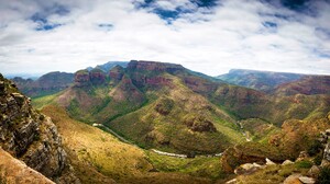 Nature Landscape Clouds Sky Mountains Rocks Grass Plants Canyon Kruger National Park South Africa 1920x1080 Wallpaper