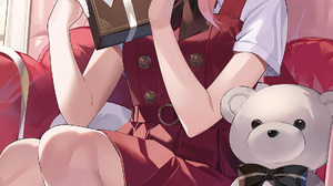 Anime Anime Girls Vertical Virtual Youtuber Hololive Rosemi Lovelock Smiling Blushing Teddy Bears Fl 1125x2436 Wallpaper