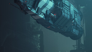 Stanislav Verbitsky Digital Art Artwork Science Fiction Vehicle Spaceship 1250x1650 wallpaper