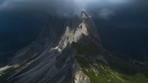 Italy Alps Cliff Nature Landscape Clouds Mountain Top Mountains Seceda 4318x3234 Wallpaper