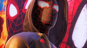 Spider Man Black Leather Jacket Graffiti Portrait Display Superhero Hoods Digital Art 2160x3840 wallpaper