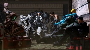 Video Games Fan Art Mass Effect Master Chief Metroid Jim Raynor Commander Shepard Digital Art Artwor 1920x1080 Wallpaper