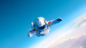 Astronaut Red Bull Sky Skydiving 1920x1200 Wallpaper