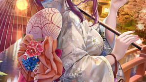 Torino Akua Fireworks Anime Girls Portrait Display Looking Back Sunglasses Asian Architecture Night  1200x1932 Wallpaper