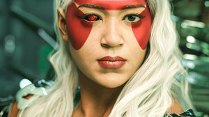 Damien Abdool Artwork ArtStation Digital Art Render Women Warrior Face Portrait Closeup 1920x2496 Wallpaper