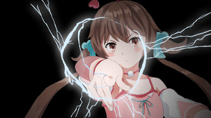 Anime Anime Girls Virtual Youtuber Shinka Musume Long Hair Brunette Artwork Digital Art Fan Art 1920x1080 Wallpaper