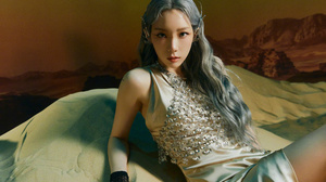 SNSD Taeyeon Kim Taeyeon Model Korean Women K Pop Gray Eyes Dyed Hair Photo Manipulation Asian Women 3630x2422 Wallpaper