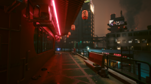 Neon Cyberpunk Cyberpunk 2077 Vibrant Colorful Ray Tracing City Lights Video Games CGi 2560x1440 Wallpaper