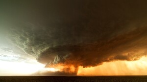 Nature Hurricane Clouds Field Supercell Nature 2048x1346 Wallpaper