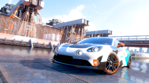 Alpine A110 Forza Horizon 5 Video Games Car Headlights CGi 1920x1080 Wallpaper