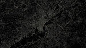 Philadelphia USA City Map Aerial View Street Highway River Delaware River 1920x1080 wallpaper